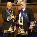 David Johnston RWM 1229 presents Duncan Mulholland with Hon. Membership